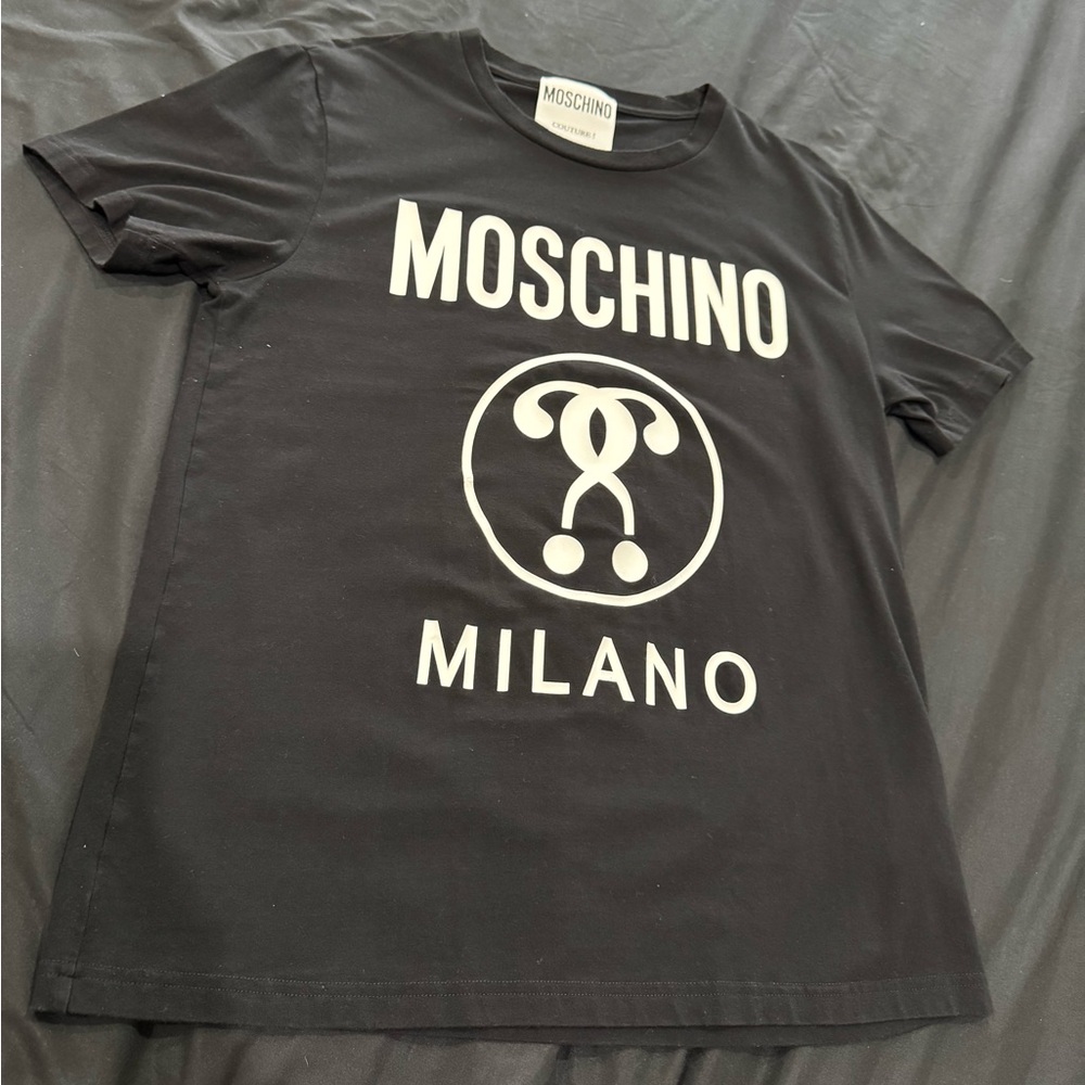 Moschino question mark logo T-shirt
